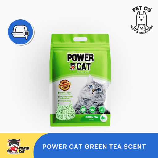 Power Cat Green Tea Cat sand